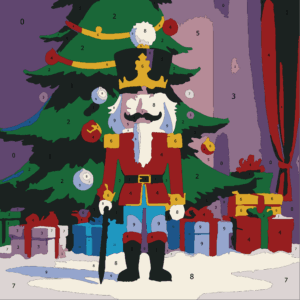 Cozy Christmas Color By Number 20 nutcracker Wonderword Crew